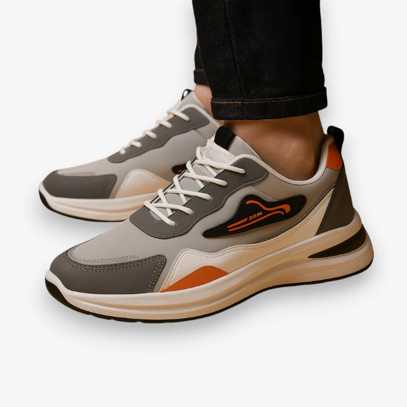 Daniel – Sneakers with Round Toe & Anti-Slip Grip Sole - Image 4