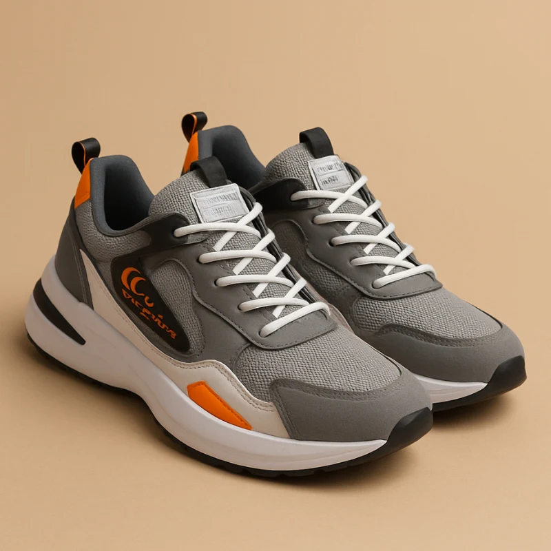 Daniel – Sneakers with Round Toe & Anti-Slip Grip Sole - Image 5