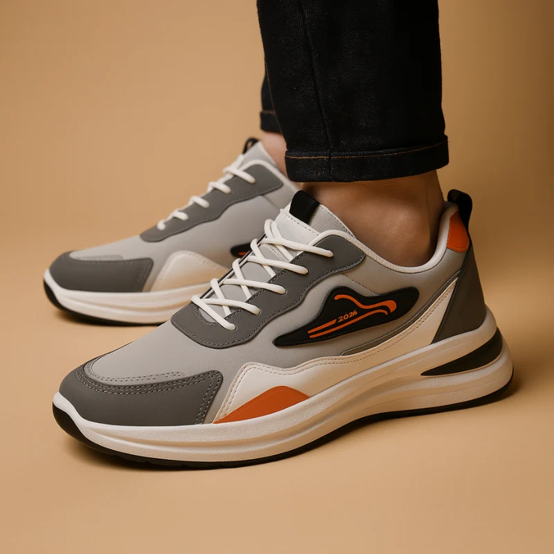 Daniel – Sneakers with Round Toe & Anti-Slip Grip Sole - Image 6