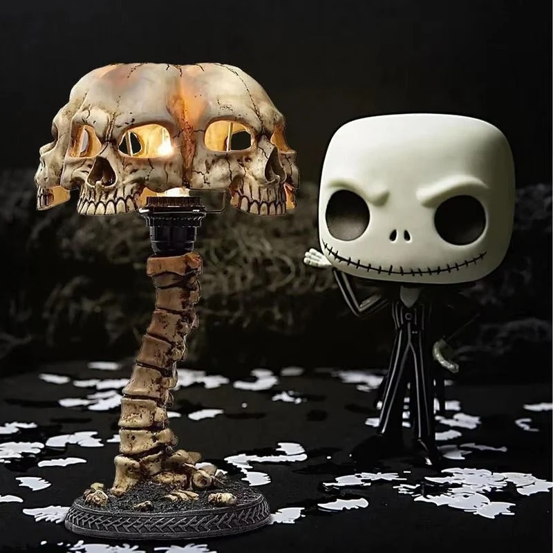 DarkGlow – LED Desk Lamp with Skull Design - Image 2