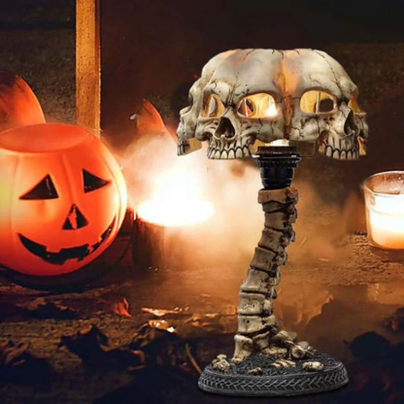 DarkGlow – LED Desk Lamp with Skull Design - Image 3