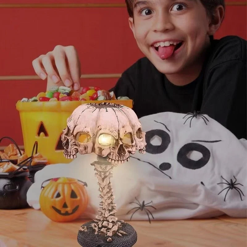 DarkGlow – LED Desk Lamp with Skull Design - Image 4