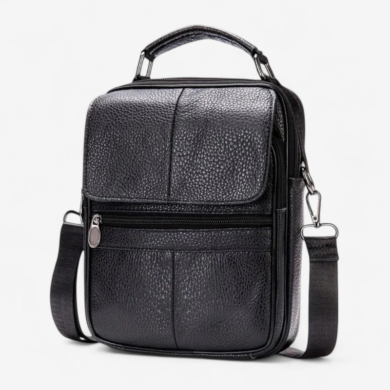 David – Large Shoulder Bag with Adjustable Strap & Zipper Closure