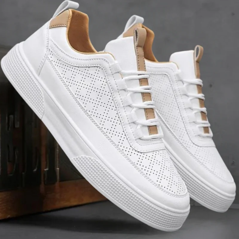 David – Sneakers with Adjustable Laces and Zigzag Pattern - Image 10