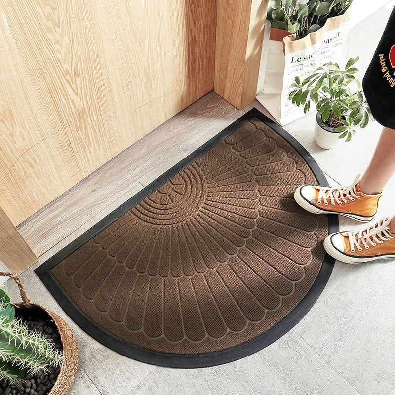 DoorEase – Half Moon Doormat with Subtle Pattern - Image 5