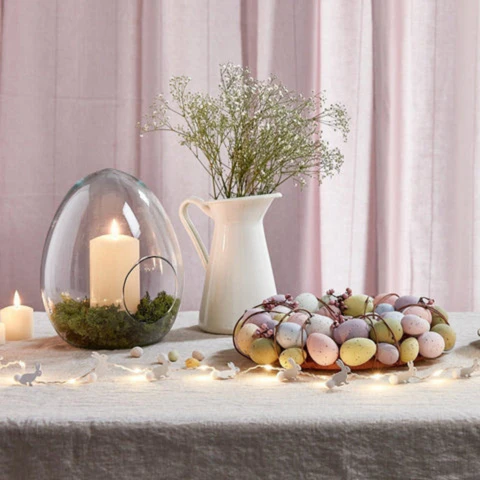 EggLuma – Easter Egg Wreath with LED Glow - Image 4