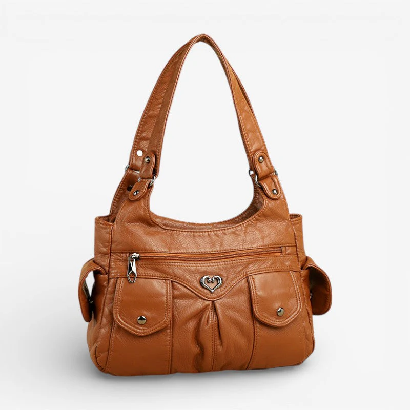 Eleanora – Adjustable Shoulder Bag with Zipper & Multiple Compartments