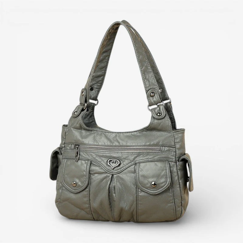 Eleanora – Adjustable Shoulder Bag with Zipper & Multiple Compartments - Image 2