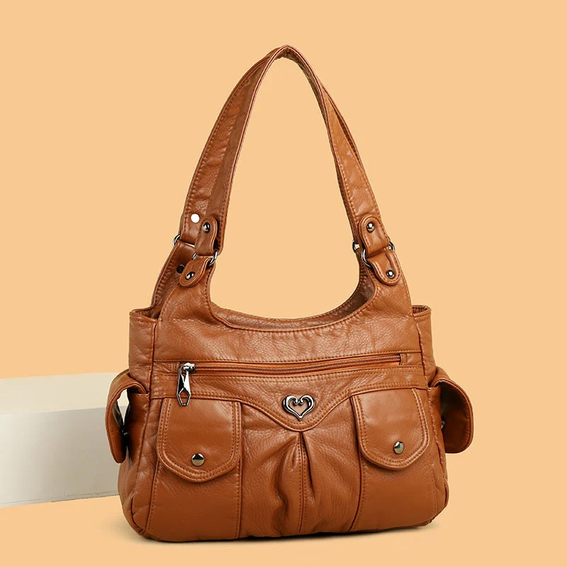 Eleanora – Adjustable Shoulder Bag with Zipper & Multiple Compartments - Image 5
