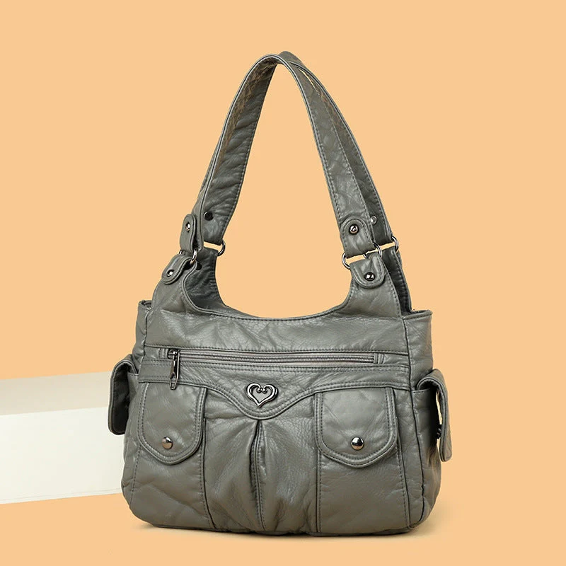 Eleanora – Adjustable Shoulder Bag with Zipper & Multiple Compartments - Image 6