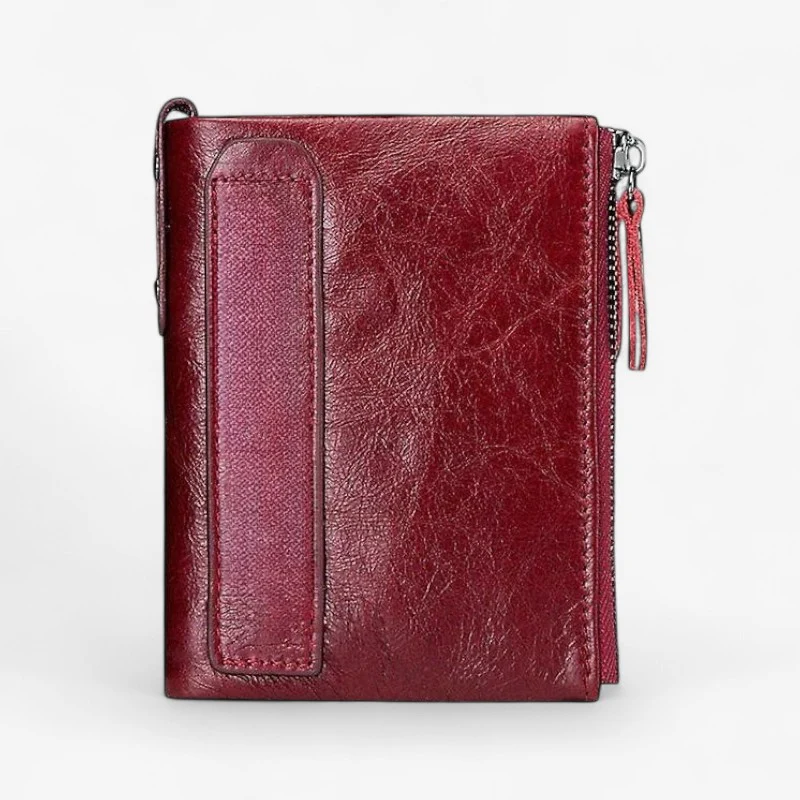 Elisa - Double-Zip Handbag with Textured Pattern - Image 5