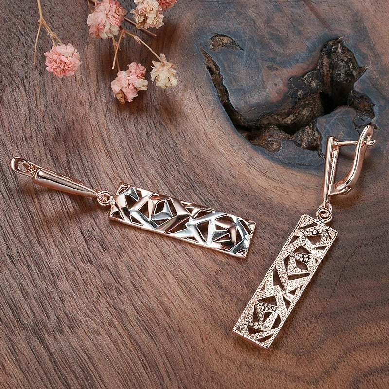 Ella – Earrings with Irregular Hollow Design - Image 5