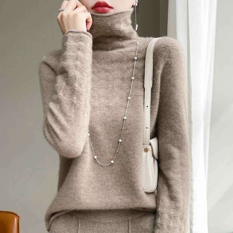 Ella – Women's Long Sleeve Sweater with Round Neckline - Image 13