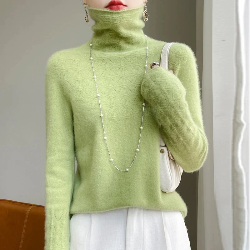 Ella – Women's Long Sleeve Sweater with Round Neckline - Image 17