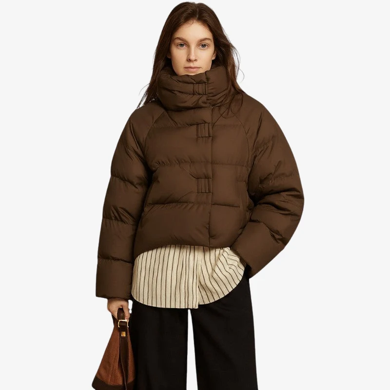 Elora – Long Jacket with Button Closure - Image 3