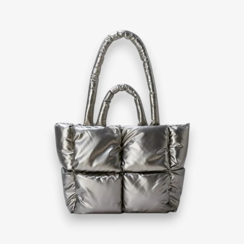 Emily – Quilted Zippered Shoulder Bag - Image 4