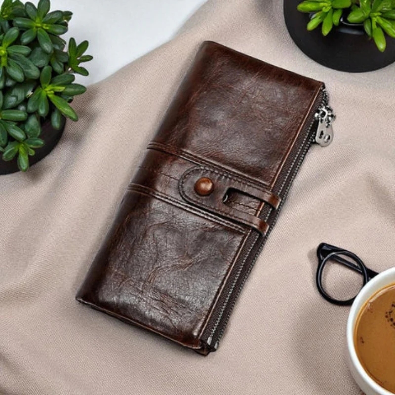 Emma – Compact Wallet with Zip and Snap Closure - Image 7