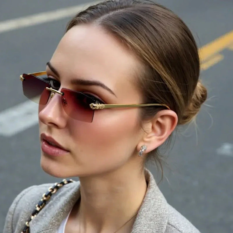Emma – Geometric Sunglasses with Unique Frame - Image 7