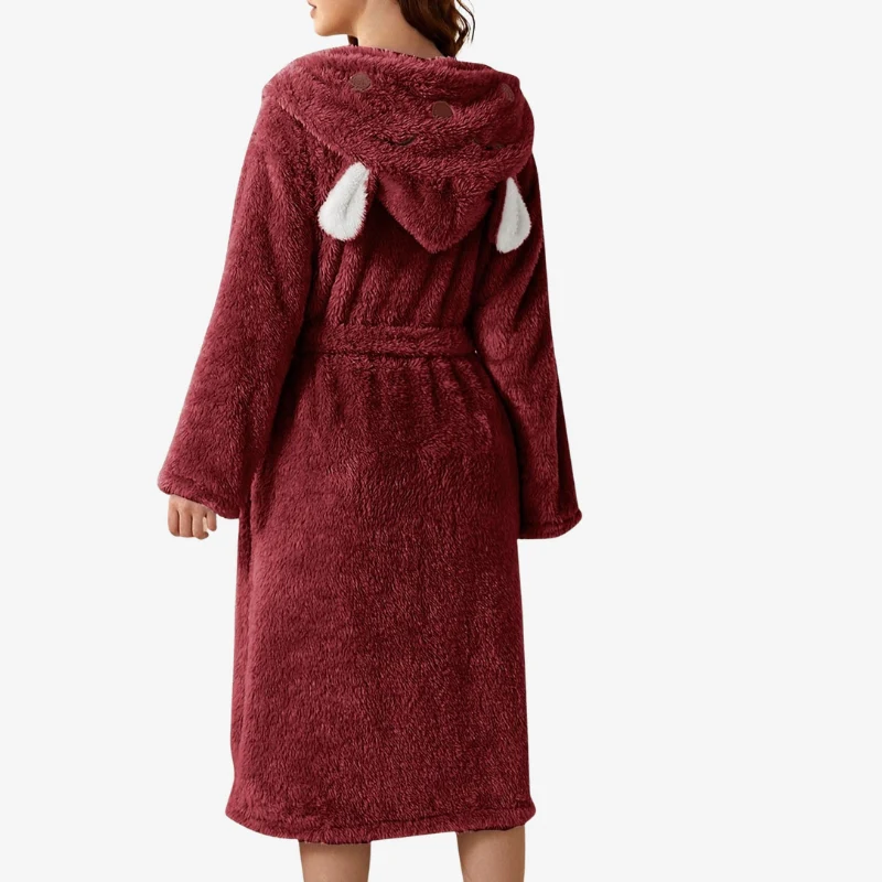 Emma – Women's Coat with Adjustable Belt & Pockets - Image 4
