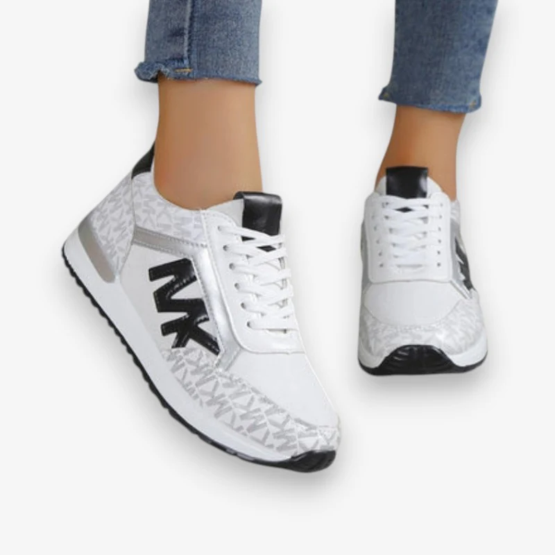 Emma – Round Toe Sneakers with Adjustable Laces - Image 2