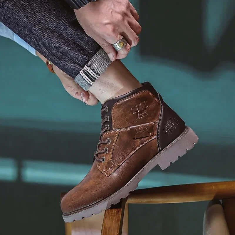 Ethan – Boots with Adjustable Laces & Anti-Slip Grip - Image 3