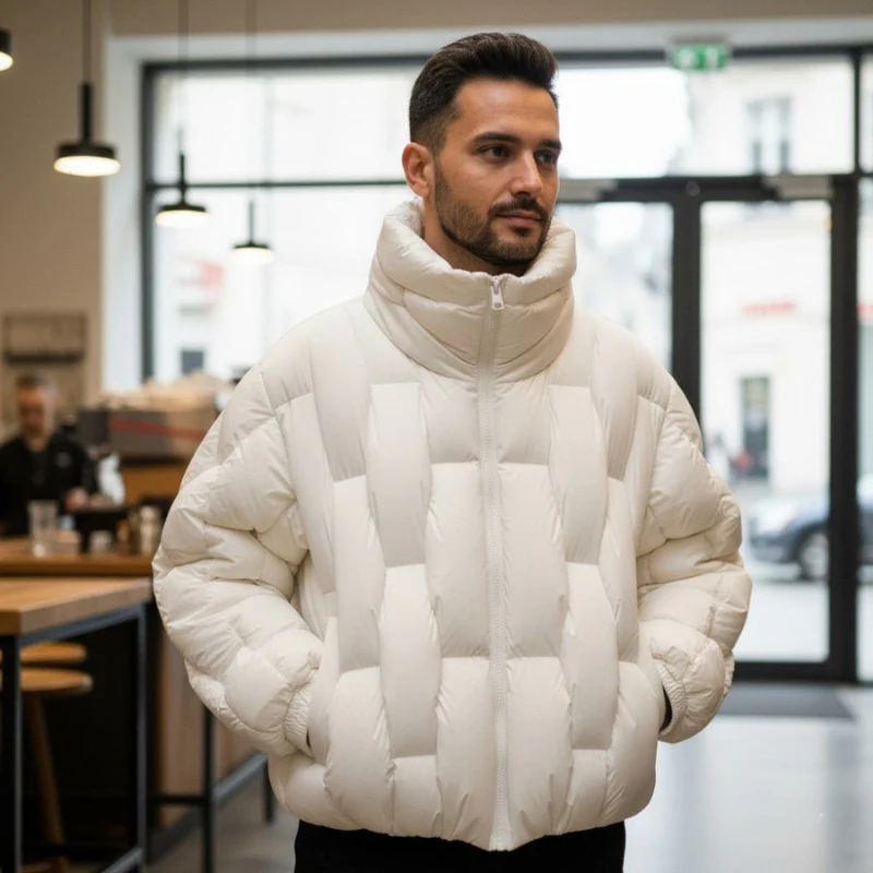Ethan – Men's Coat with Zipper Closure - Image 5
