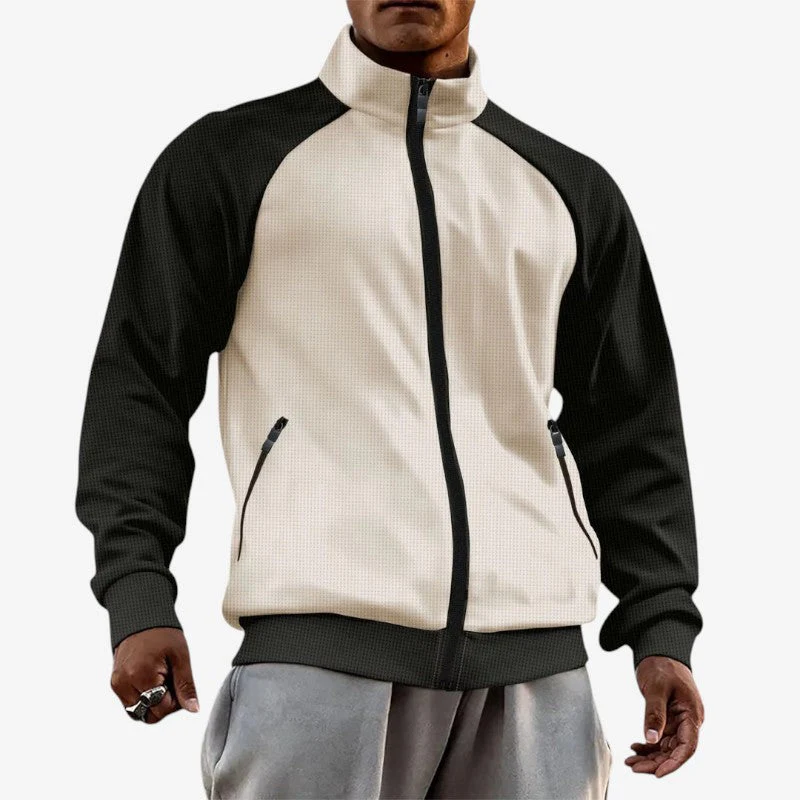 Ethan – Long Sleeve Zip-Up Jacket with Pockets