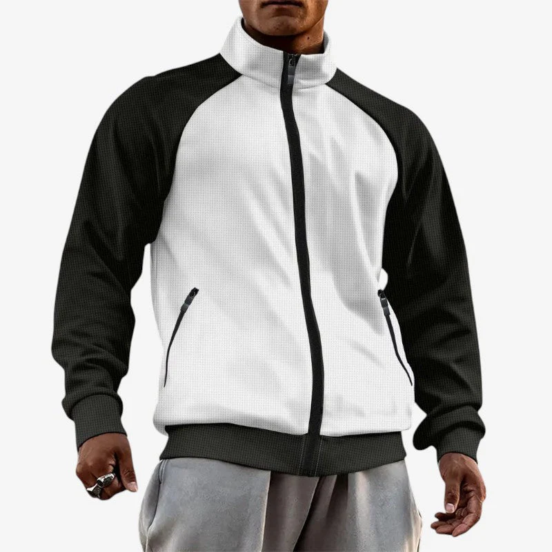 Ethan – Long Sleeve Zip-Up Jacket with Pockets - Image 4