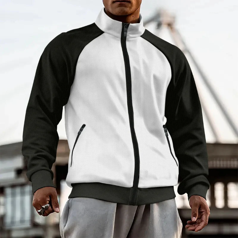 Ethan – Long Sleeve Zip-Up Jacket with Pockets - Image 5