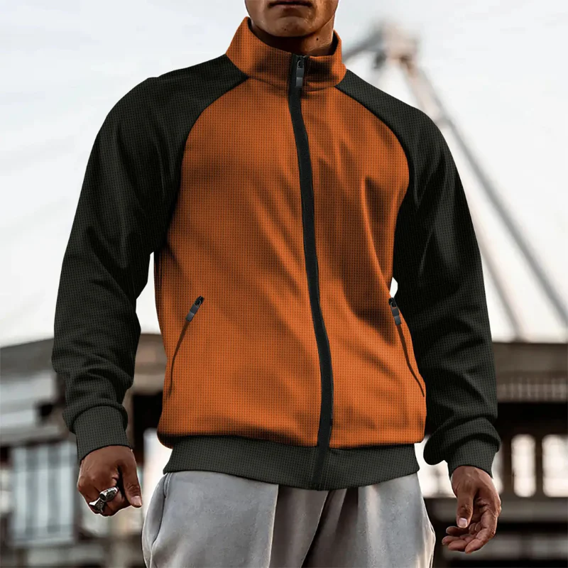 Ethan – Long Sleeve Zip-Up Jacket with Pockets - Image 7