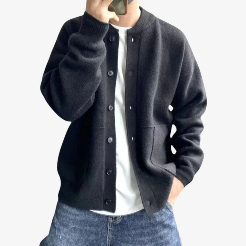 Ethan – Long Sleeve Button-Down Sweater - Image 2