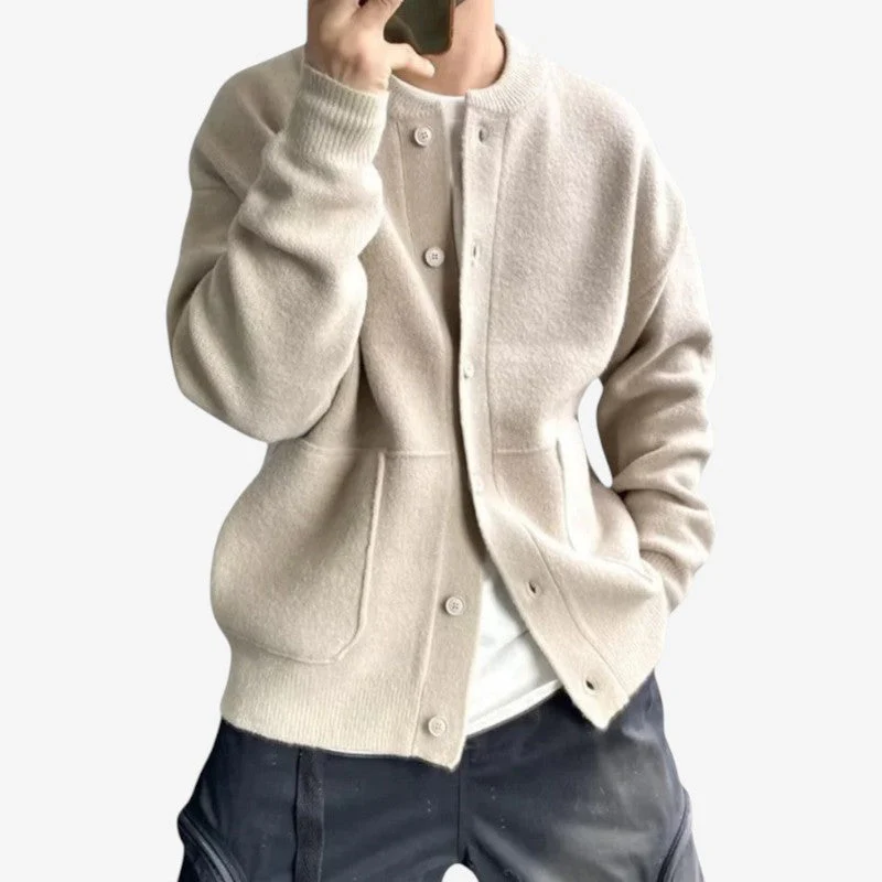 Ethan – Long Sleeve Button-Down Sweater - Image 3