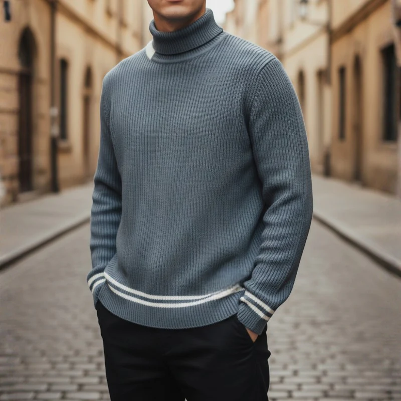 Ethan – Long Sleeve Sweater with Round Neck - Image 6