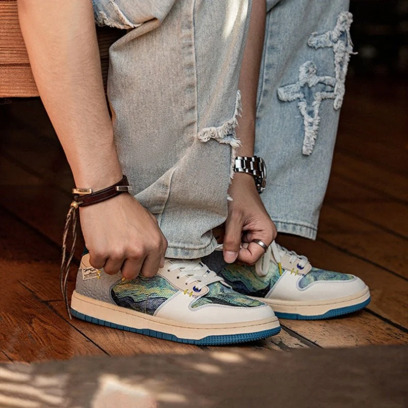 Ethan – Round Toe Sneakers with Adjustable Laces - Image 3