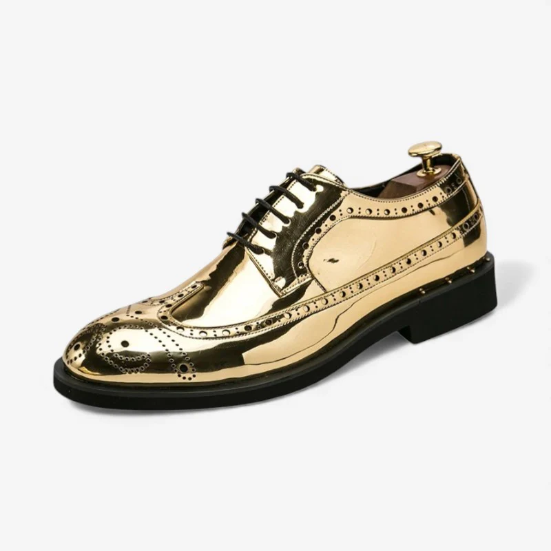 Ethan – Lace-Up Shoes with Pattern