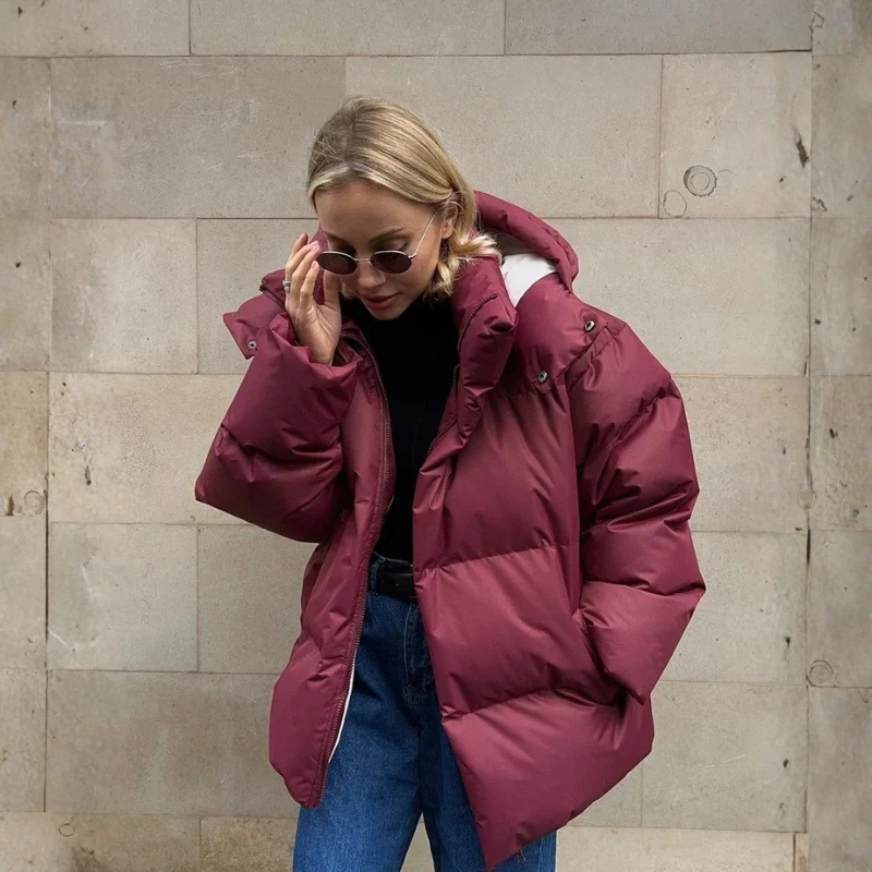 Evelyn – Long Sleeve Hooded Jacket with Zip - Image 5