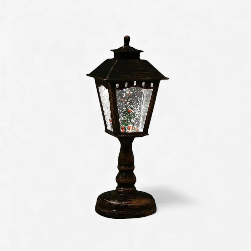 FestivaGlow – LED Disc Light with Snow Christmas Design - Image 3