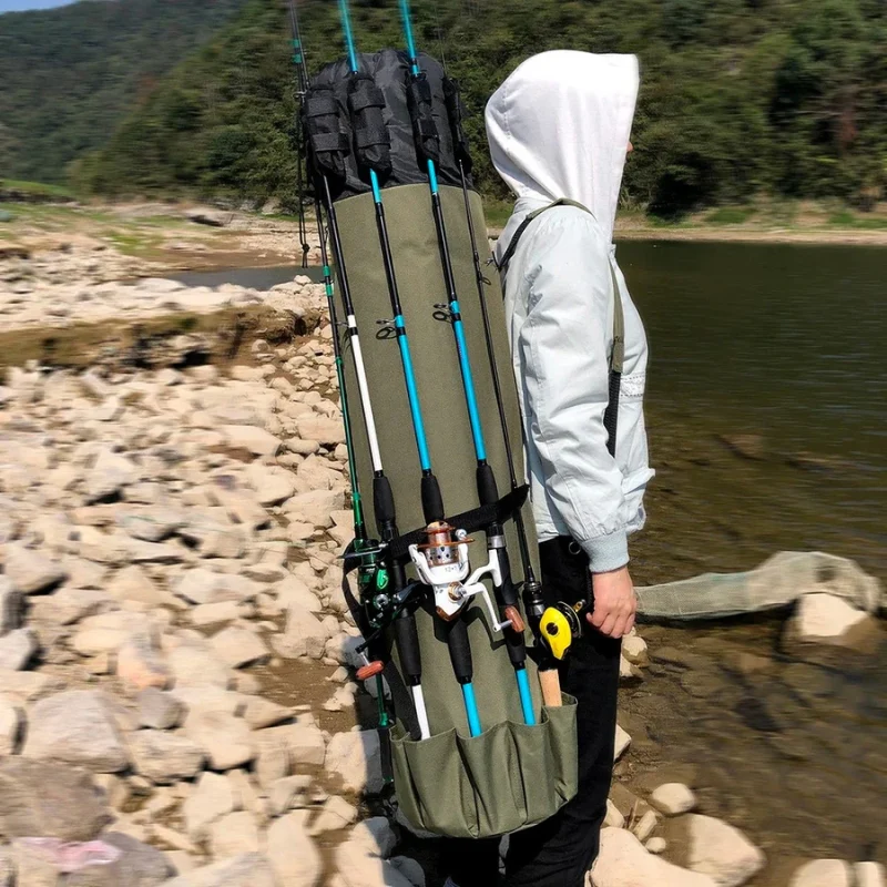 FishMate – Multi-Pocket Fishing Bag with Adjustable Straps - Image 4