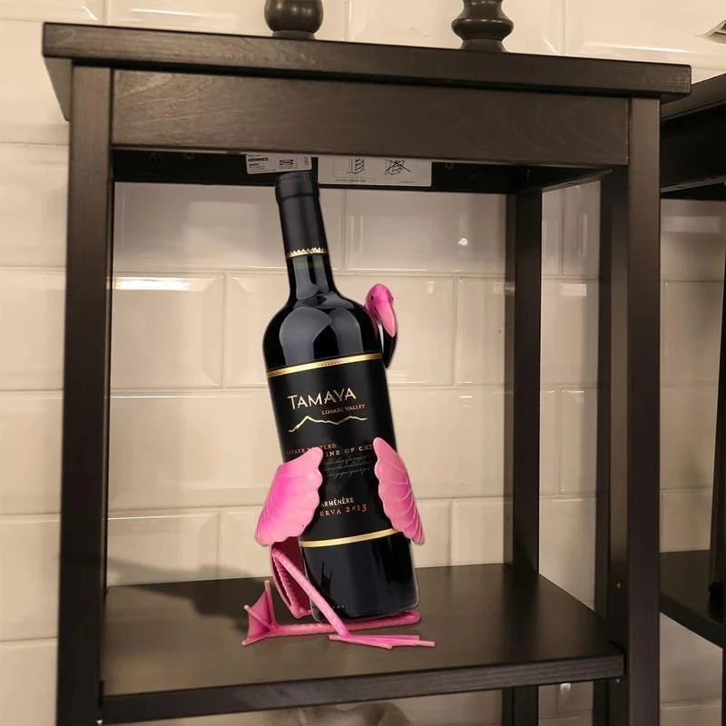 FlamiRack – Artistic Flamingo Bottle Holder - Image 3