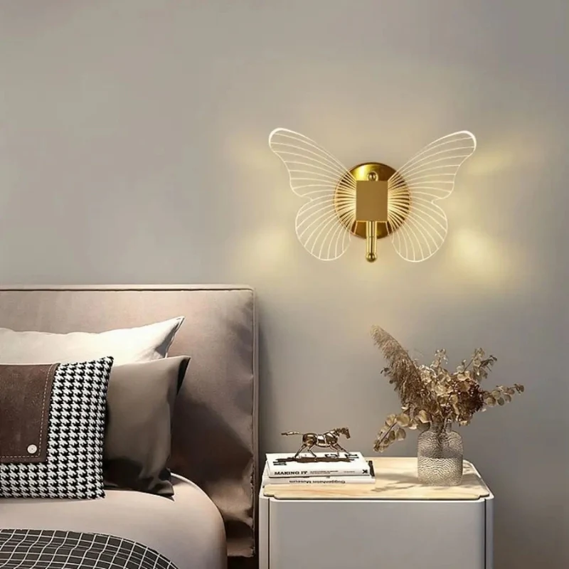 FlutterBeam – Adjustable Butterfly LED Wall Lamp with Stand - Image 3