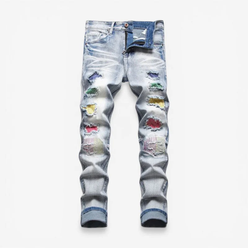 George – Slim Fit Ankle Length Pants with Zip Fly - Image 2