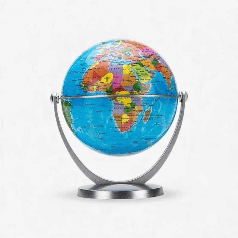 GlobeNest – World globe with world map and double stand - Image 2