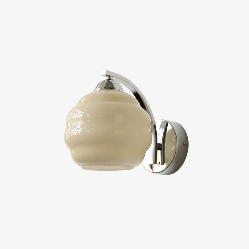 GlowArc – Round LED Wall Lamp with Curved Stand - Image 3