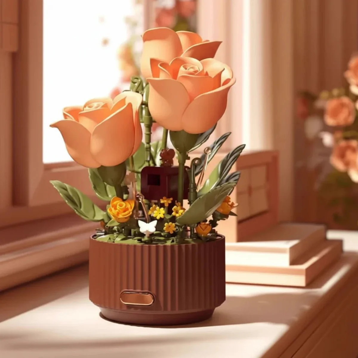 GlowBend – LED Rose Bouquet Table Lamp - Image 2