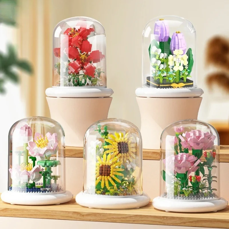 GlowBloom – Decorative Flower Building Blocks with Built-in Lighting - Image 12