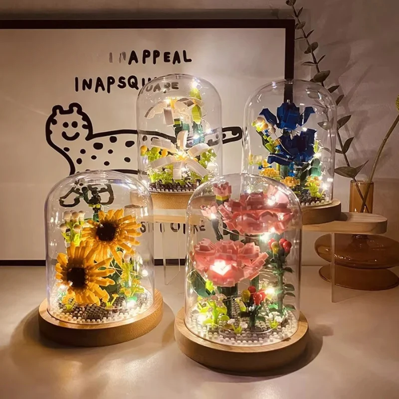 GlowBloom – Decorative Flower Building Blocks with Built-in Lighting - Image 16