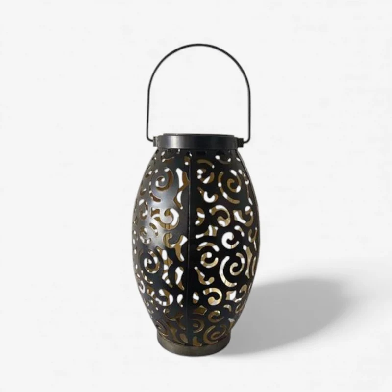 GlowPetal – Round Lantern with Handle and Petal Shade - Image 2