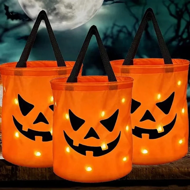 GlowPump – LED Lighted Bucket with Pumpkin Design - Image 6