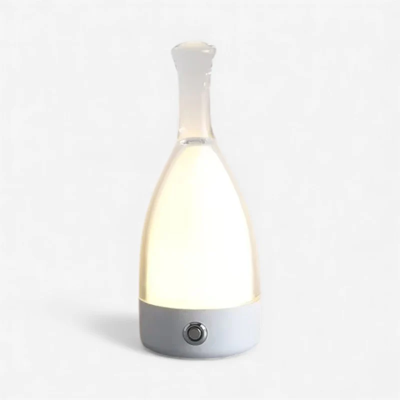 GlowSip – Rechargeable Table Lamp in Bottle Design with Touch Dimming LED - Image 3