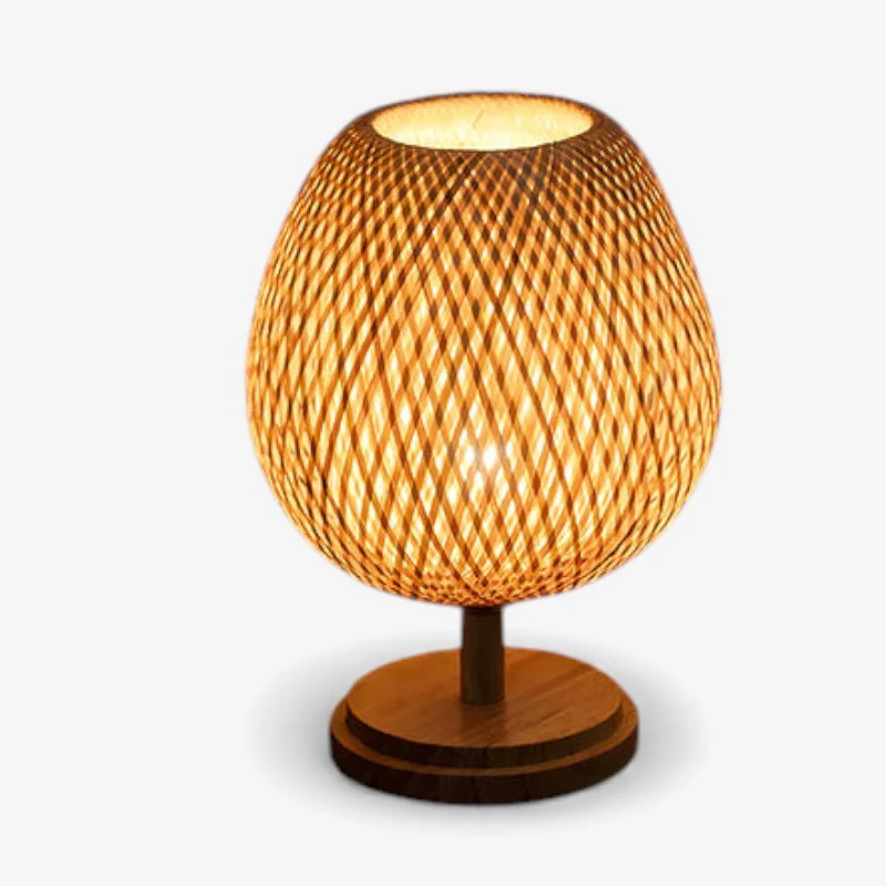 GlowWood – LED Table Lamp with Wooden Base